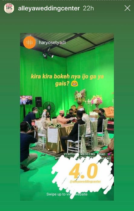 Đám cưới thời COVID-19: Tổ chức trong studio, sui gia gặp nhau qua livestream ảnh 1