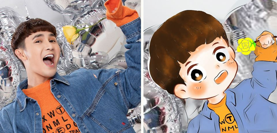 Sao Việt 24H: Huỳnh Lập khoe fanart dễ thương, Quang Trung bắt trend #pillowchallenge ảnh 1