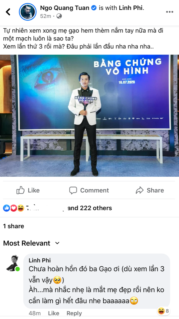 Quang Tuấn than bị vợ “lạnh nhạt”, bà xã Linh Phi tiết lộ lý do ai nghe cũng bật cười ảnh 4