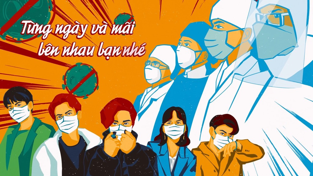 K-ICM bắt tay các ca sĩ trẻ ra mắt ca khúc cổ vũ Việt Nam vượt qua đại dịch COVID-19 ảnh 1