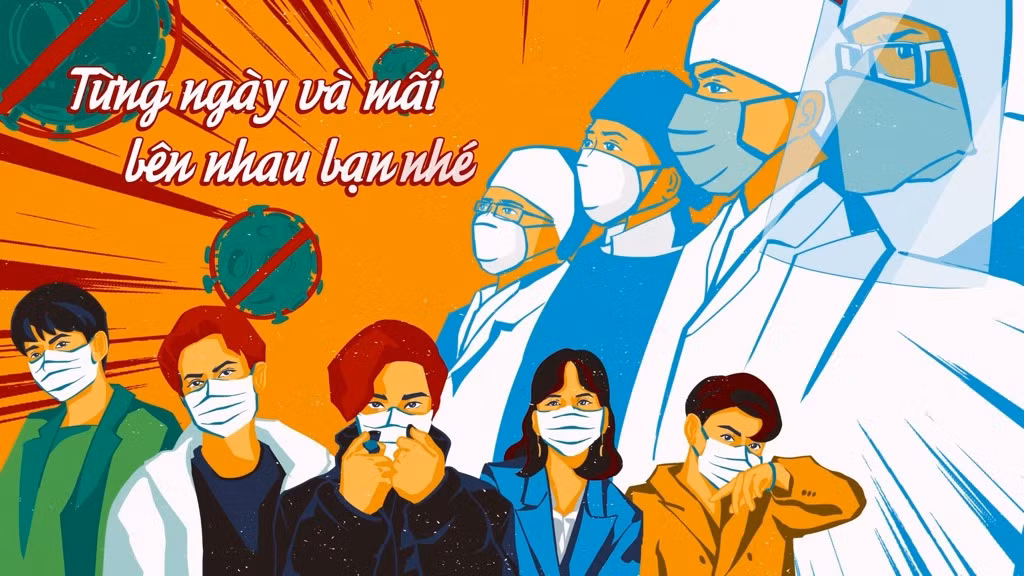 K-ICM bắt tay các ca sĩ trẻ ra mắt ca khúc cổ vũ Việt Nam vượt qua đại dịch COVID-19 ảnh 1