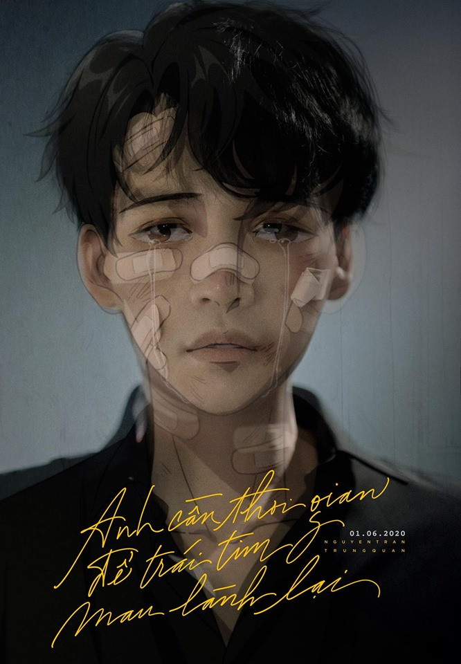 Nguyễn Trần Trung Quân gây sốc với poster đầy thương tích, tên bài hát đầy ai oán ảnh 2