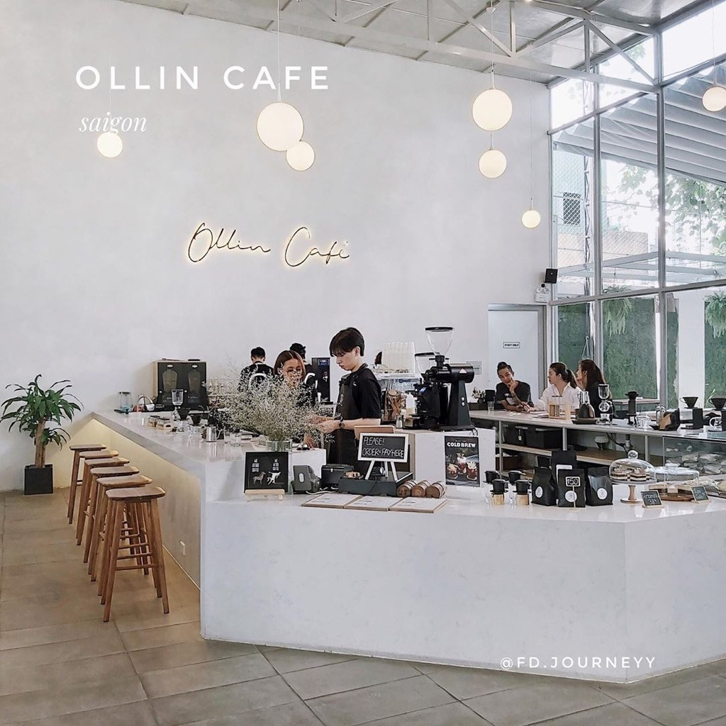 Ngất ngây với những thiên đường café “trắng tinh” và “đen tuyền” ở Sài Gòn ảnh 5