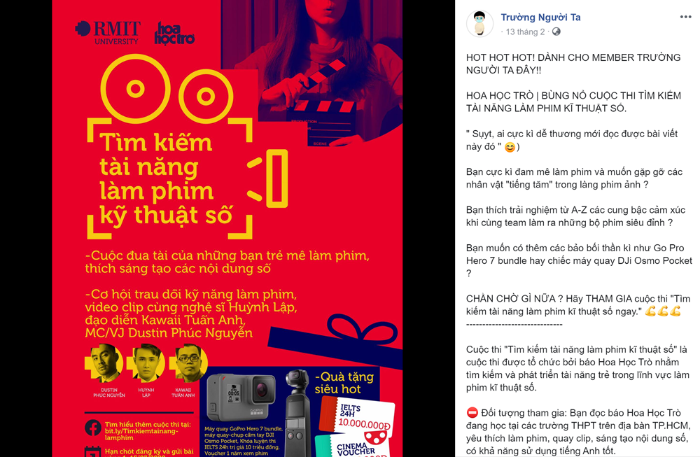 Ở nhà phòng dịch, teen sôi nổi tranh tài với Tìm kiếm tài năng làm phim kỹ thuật số ảnh 2