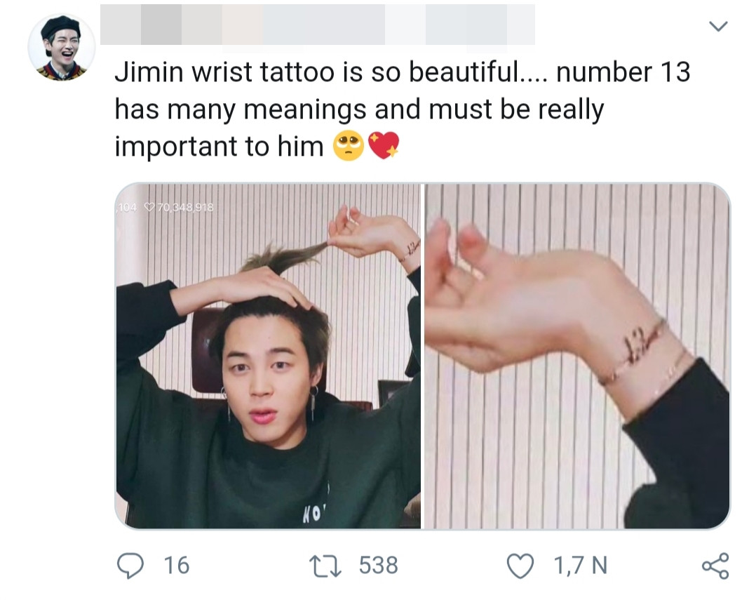 Jimin (BTS) để lộ hình xăm mới khiến ARMY “đứng ngồi không yên” ảnh 3