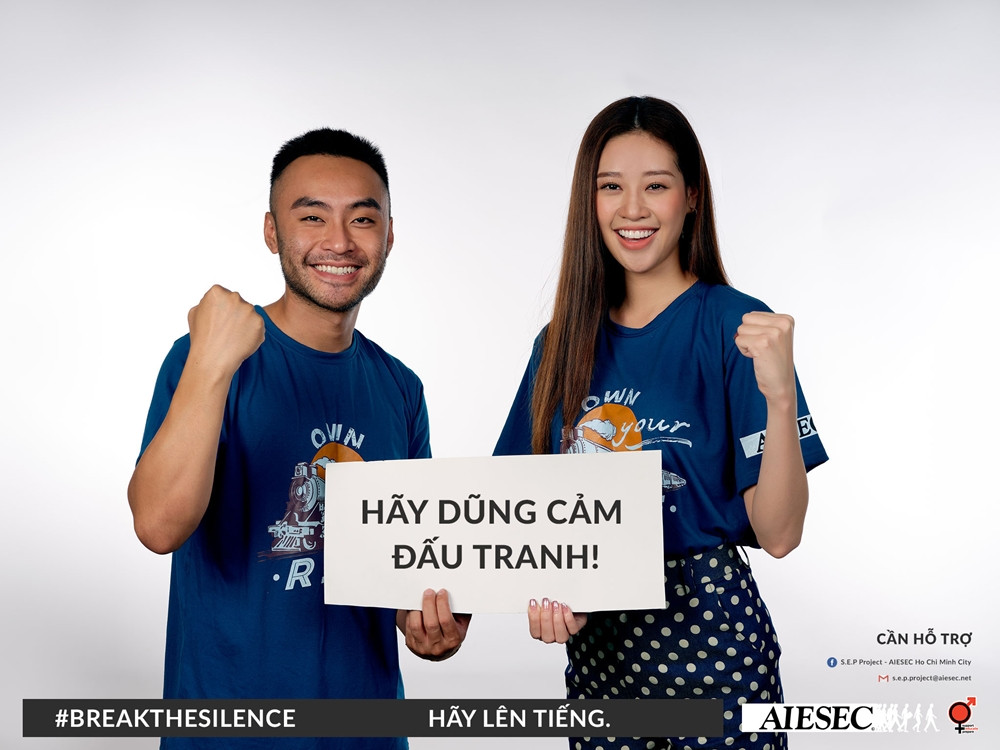 Cùng tham gia lan toả dự án để góp phần nâng cao nhận thức đúng đắn của cộng đồng về Quấy rối tình dục nhé! Khánh Vân, Dustin Phúc Nguyễn kêu gọi “Hãy cất tiếng nói” vì nạn nhân quấy rối tình dục ảnh 6