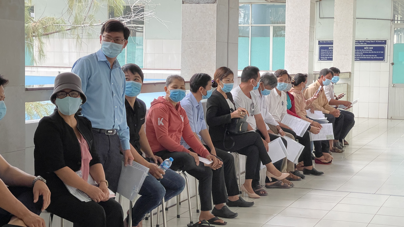 Cận cảnh tiêm thử nghiệm vắc xin ngừa COVID-19 tại Long An ảnh 12