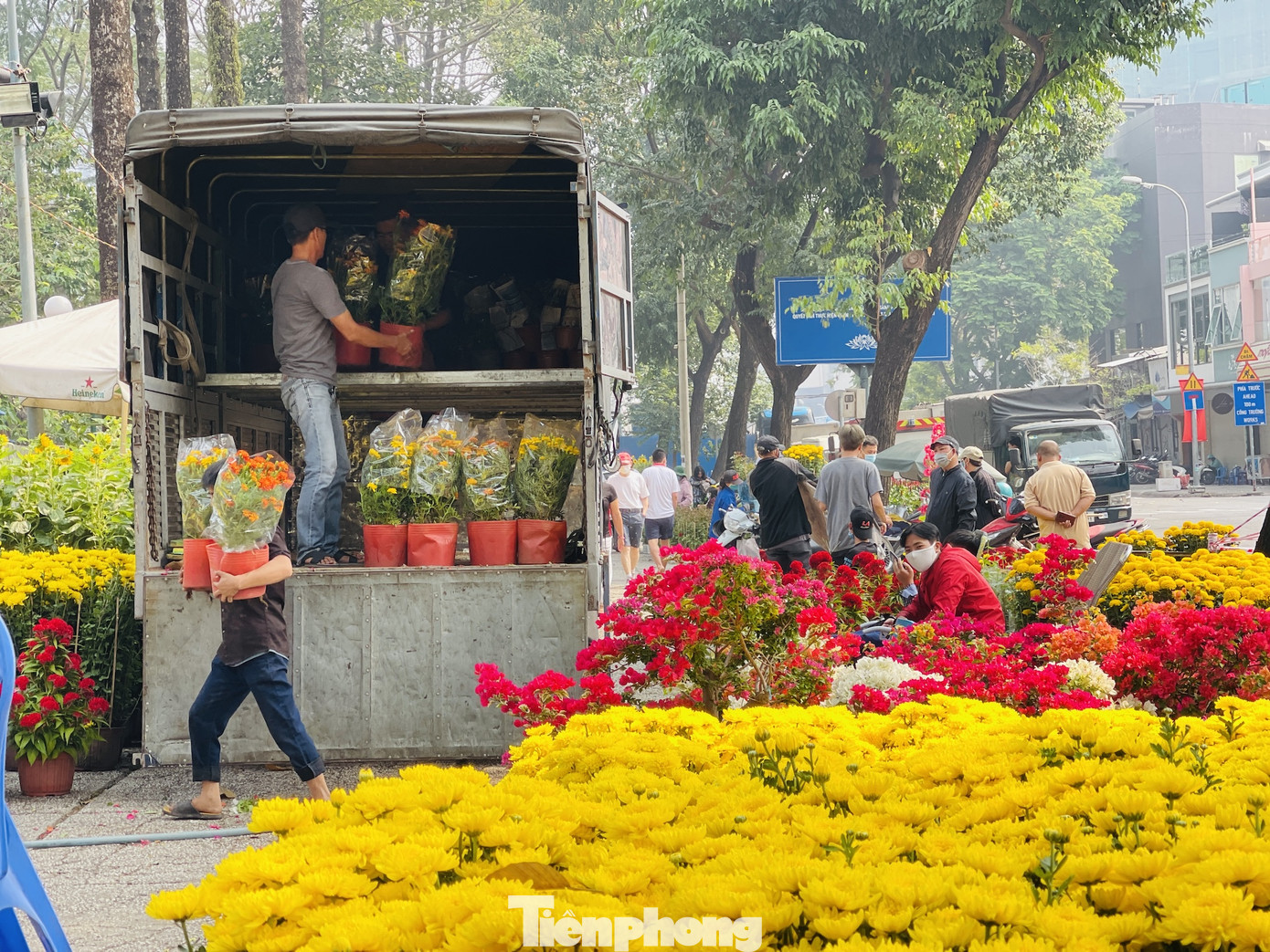 Chợ hoa lớn nhất Sài Gòn vắng khách ngày cận Tết ảnh 3