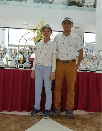 Golfer nhỏ tuổi nhất Tiền Phong Golf Championship 2020 mơ giành HIO ảnh 1