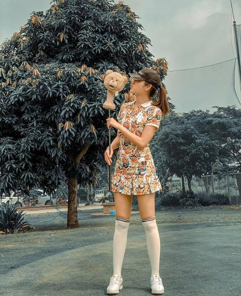 Á hậu Huyền My: ‘Golf giúp tôi rèn tính kiên trì, vóc dáng thon gọn’ ảnh 9