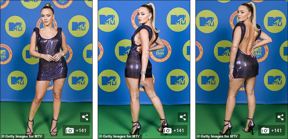 Dàn mỹ nhân khoe vòng 1 ‘khủng’ tại EMAs 2020, sao nam mặc váy ngắn gây 'sốc' ảnh 15