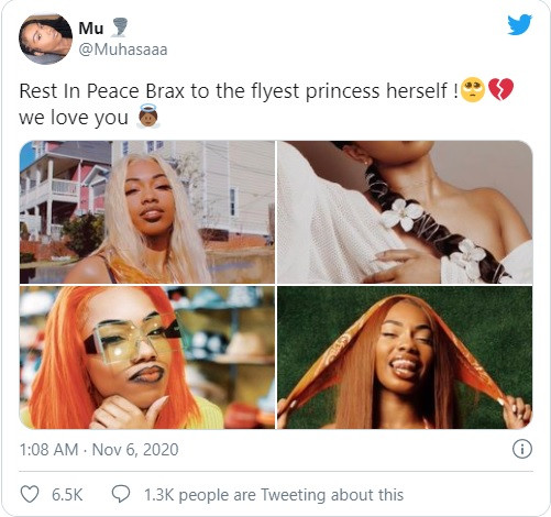 Nữ rapper Brax đột ngột qua đời ở tuổi 21 ảnh 3