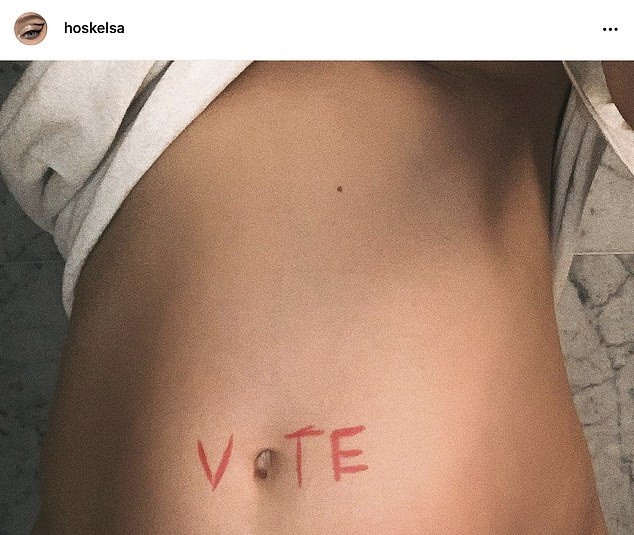 Muôn kiểu kêu gọi bầu cử của sao Hollywood: Người bán nude, kẻ phô bụng bầu ảnh 10