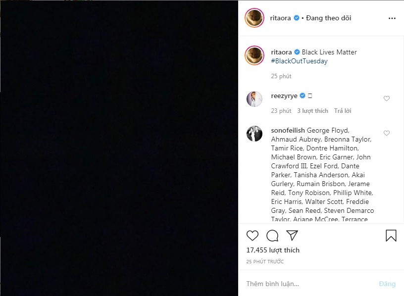 Sao quốc tế ‘nhuộm đen’ mạng xã hội, chuyện gì đang xảy ra? ảnh 2