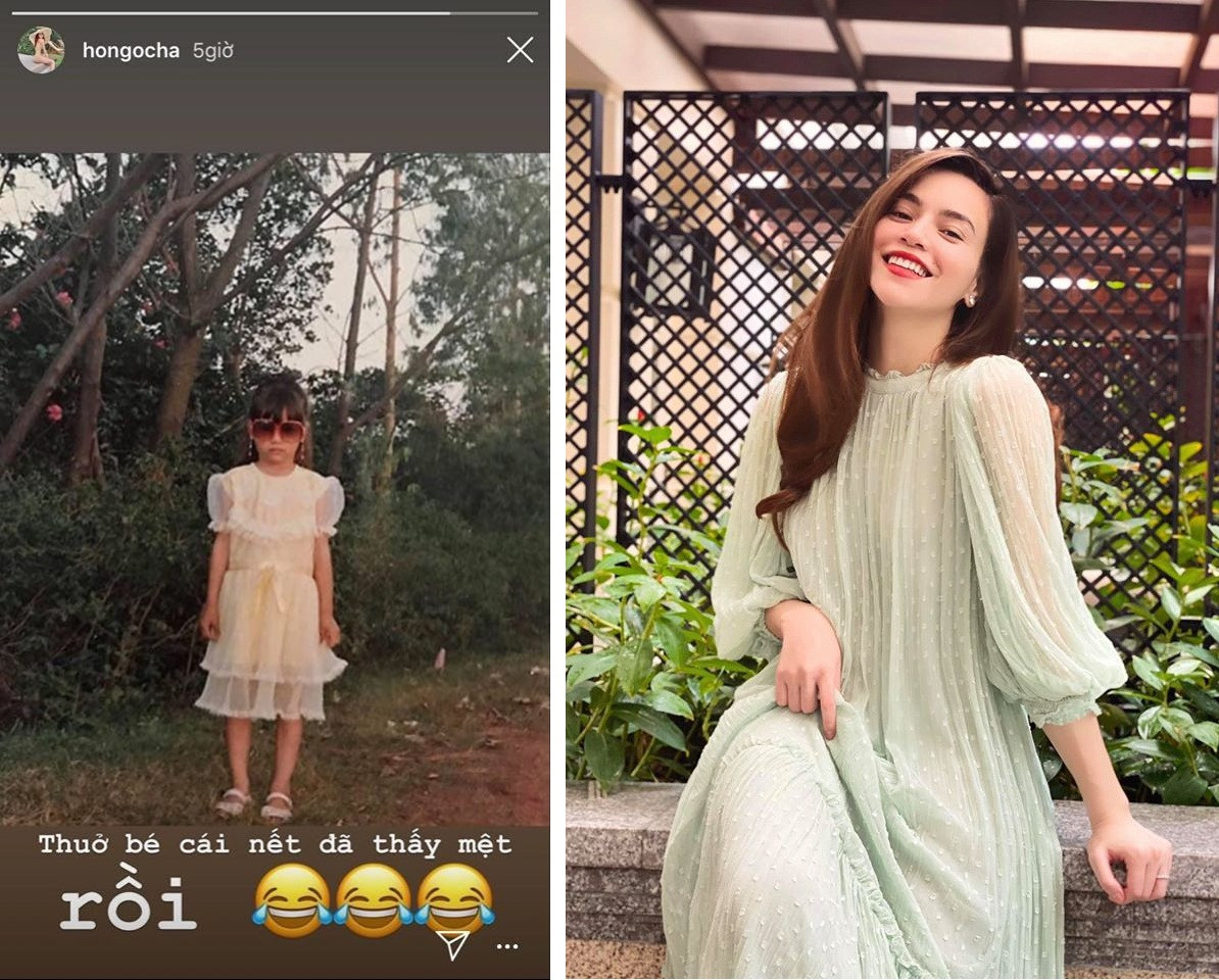 Hà Hồ, H’hen Niê và loạt sao Việt đăng ảnh thuở bé nhân dịp 1/6 gây 'sốt' ảnh 1