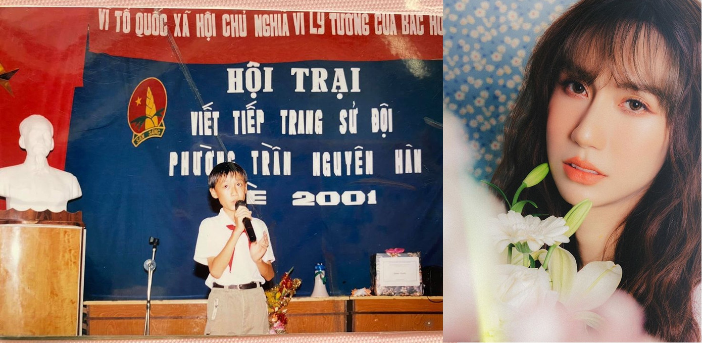 Hà Hồ, H’hen Niê và loạt sao Việt đăng ảnh thuở bé nhân dịp 1/6 gây 'sốt' ảnh 6