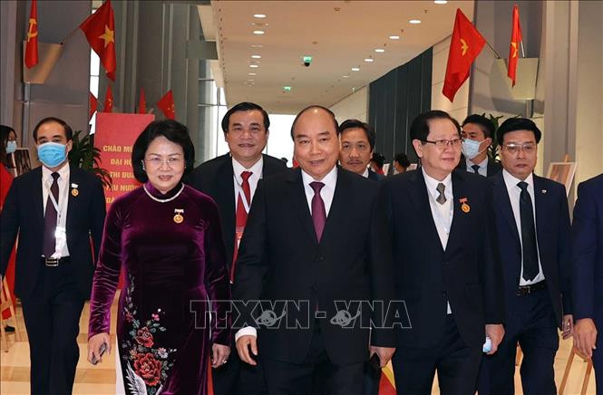 Hình ảnh lãnh đạo Đảng, Nhà nước dự Đại hội Thi đua yêu nước toàn quốc ảnh 2