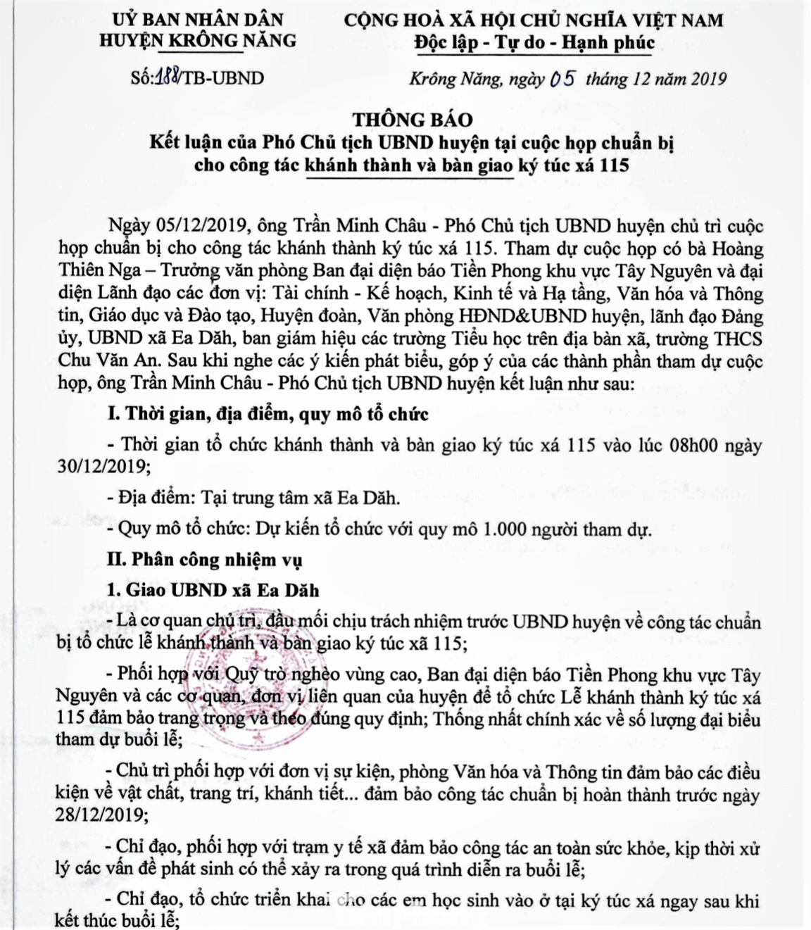 Bàn giao Ký túc xá 115: Ngày hội ‘3 trong 1’ ở xã vùng sâu Tây Nguyên ảnh 2