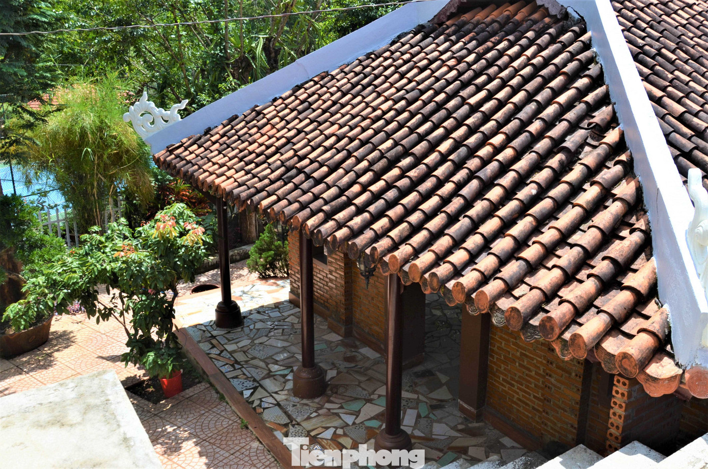 Nhà lầu 3 tầng có hồ bơi xây trên đất nông nghiệp của nữ thượng úy ảnh 6