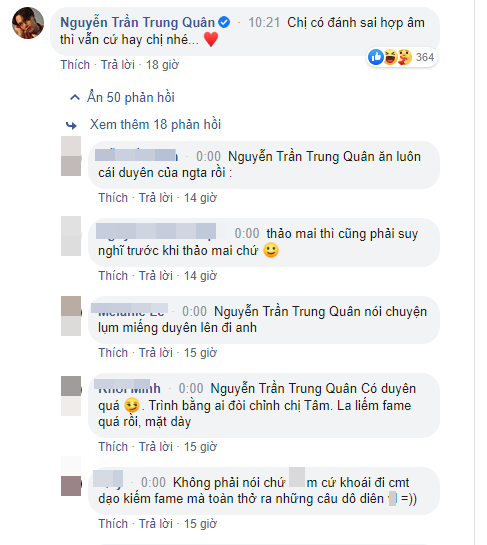 Nguyễn Trần Trung Quân bị chỉ trích sau bình luận kém duyên trên livestream của Mỹ Tâm ảnh 1