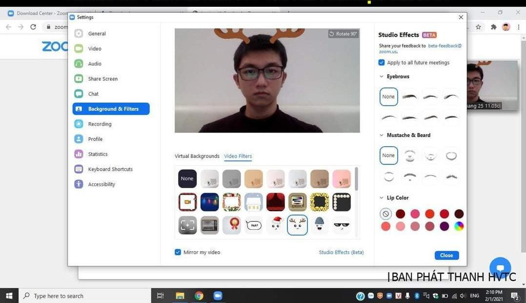 Zoom bây giờ đã có filter đầy đủ, teen yên tâm bật camera học online rồi nhé! ảnh 2