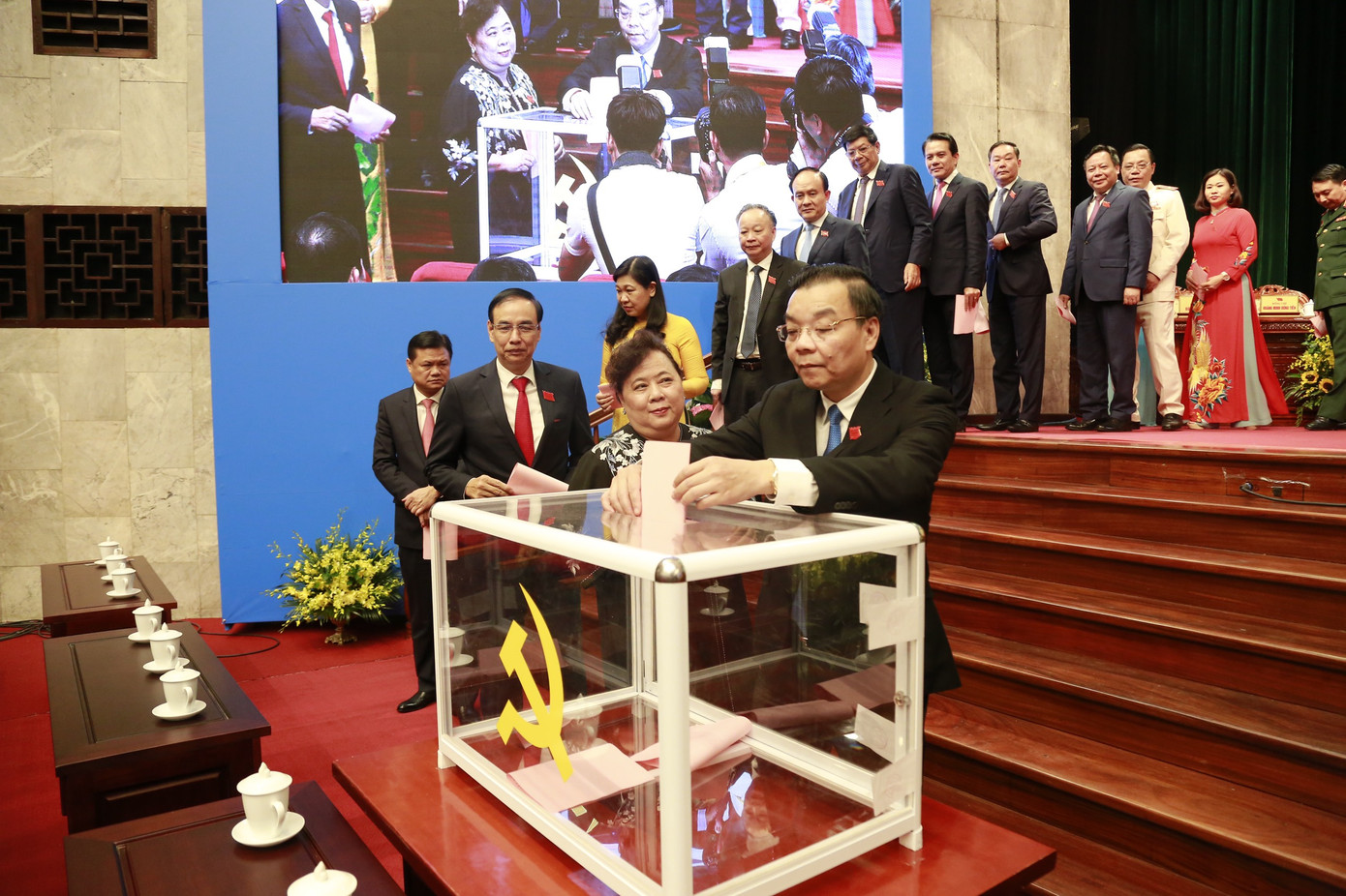 Bầu Ban chấp hành Đảng bộ thành phố Hà Nội khóa XVII ảnh 4