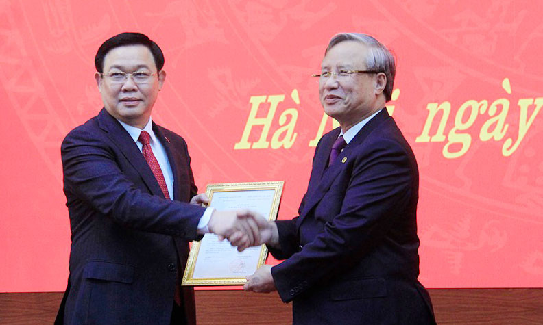 Nhậm chức Bí thư Hà Nội, ông Vương Đình Huệ hứa nêu cao tinh thần đoàn kết ảnh 2