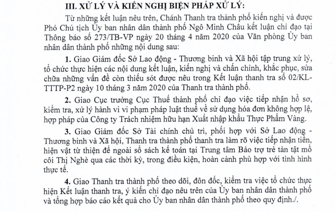 Trung tâm Thị Nghè chia chác 760 triệu đồng tiền từ thiện cho cán bộ ảnh 2