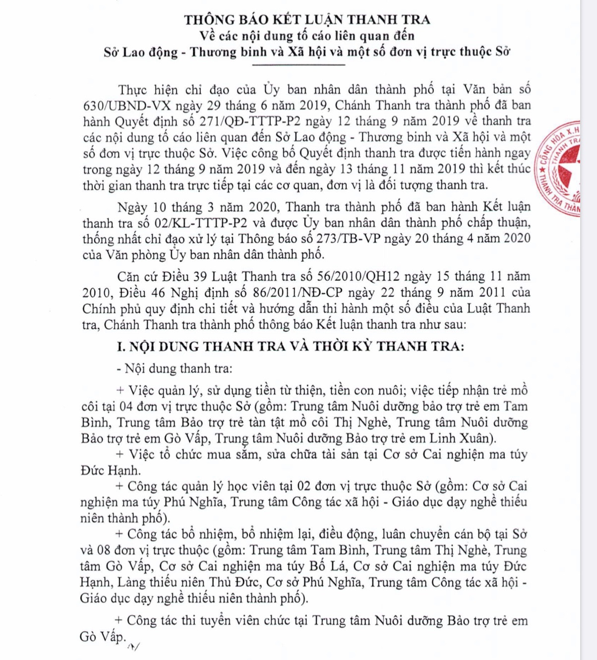 Hàng loạt cán bộ được bổ nhiệm không đúng quy định tại Sở LĐTB&XH TPHCM ảnh 1