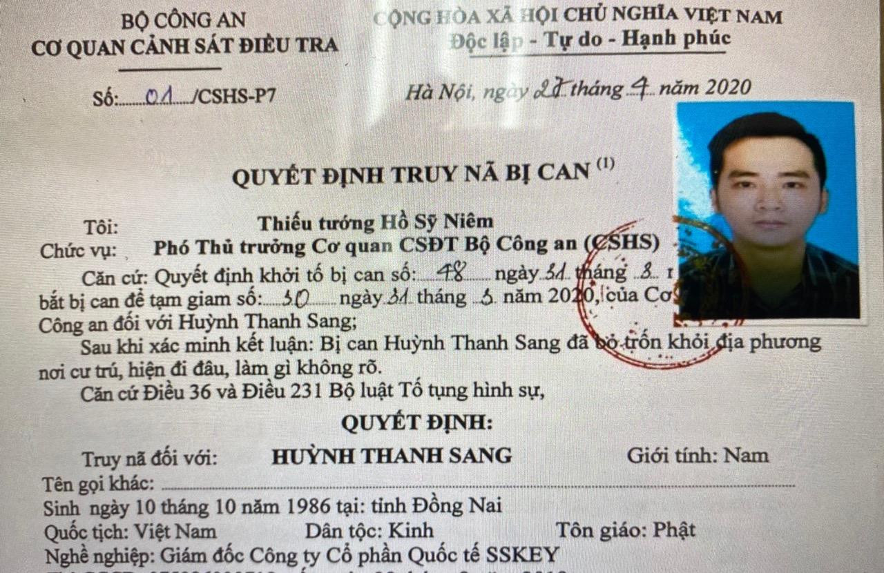 Truy nã giám đốc 8X lừa đảo chiếm đoạt tài sản ảnh 1