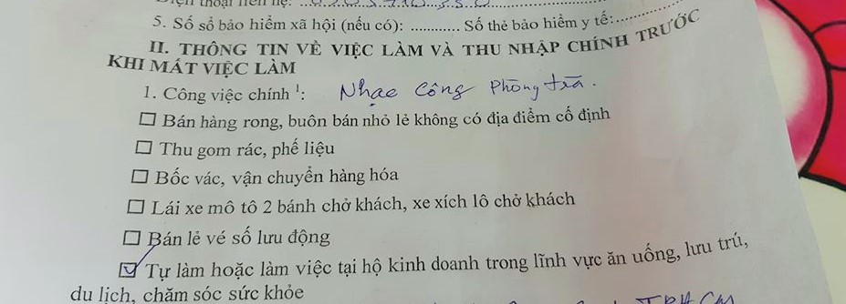 Nghệ sĩ tự do đầu tiên ở TPHCM nhận được giấy hỗ trợ thất nghiệp vì COVID-19 ảnh 3