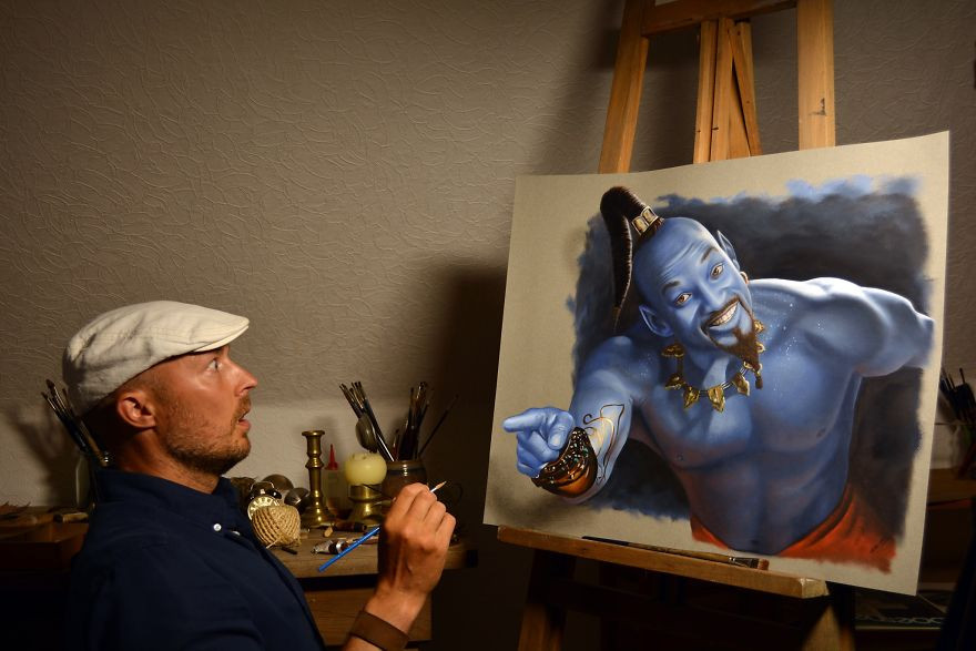 Không thể tin với loạt tranh 3D sống động như thật ảnh 8