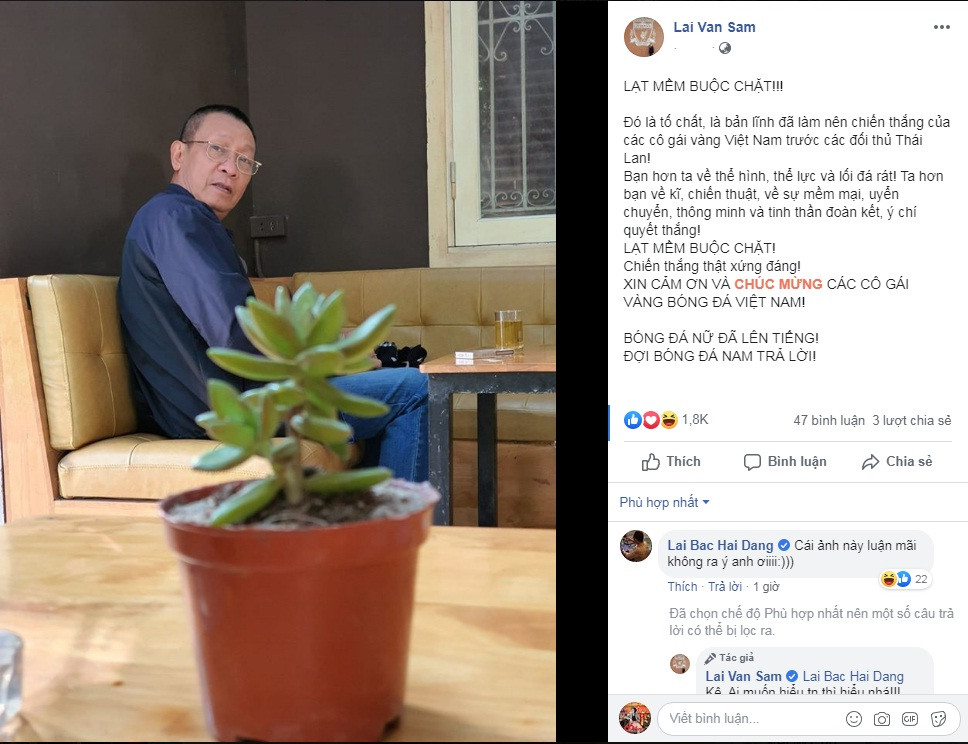 MC Lại Văn Sâm: ‘Bóng đá nữ lên tiếng, đợi bóng đá nam trả lời’ ảnh 1