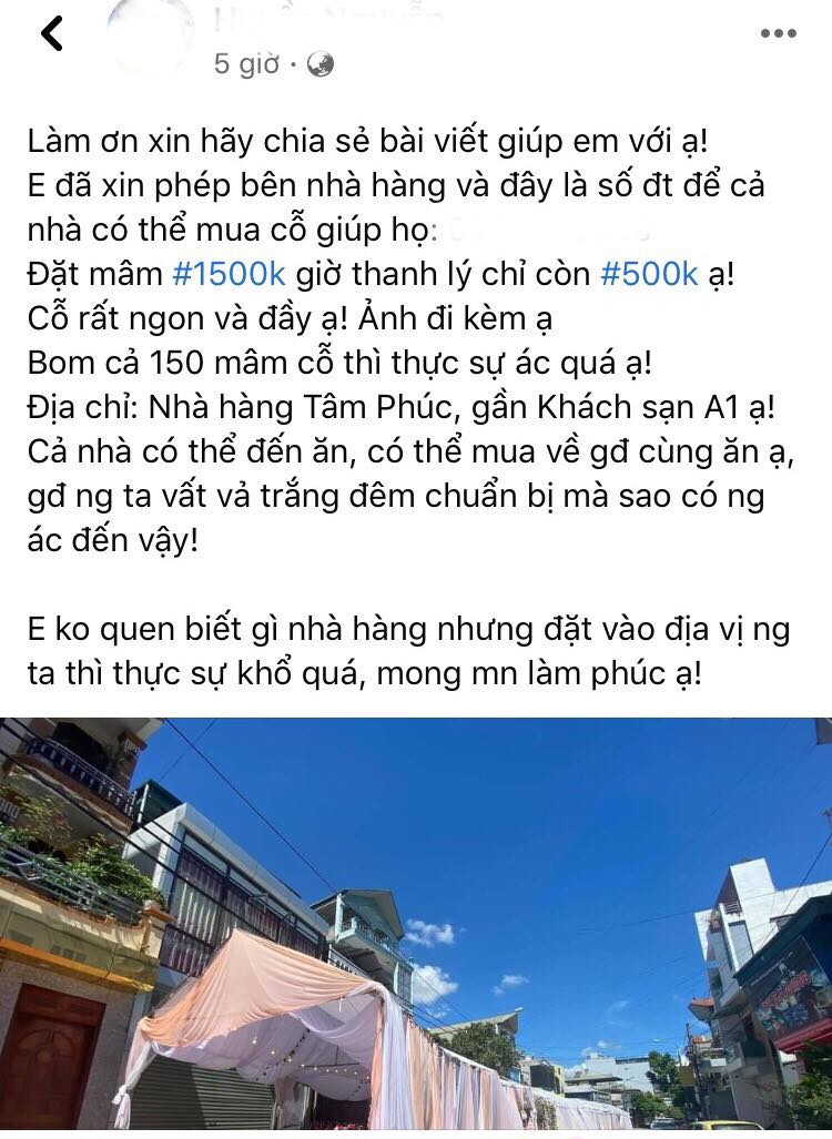 Người dân Điện Biên tới "giải cứu" nhà hàng bị khách “bỏ bom” 150 mâm cỗ cưới ảnh 6