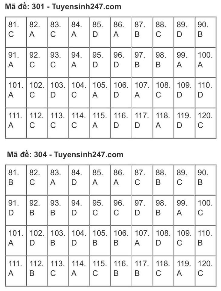 Gợi ý đáp án bài thi tổ hợp Khoa học Xã hội của kỳ thi tốt nghiệp THPT Quốc gia 2020 ảnh 7