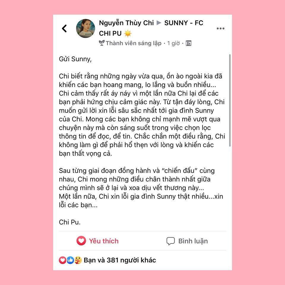 Chi Pu lên tiếng trước ồn ào tình cảm nhiều ngày qua ảnh 1