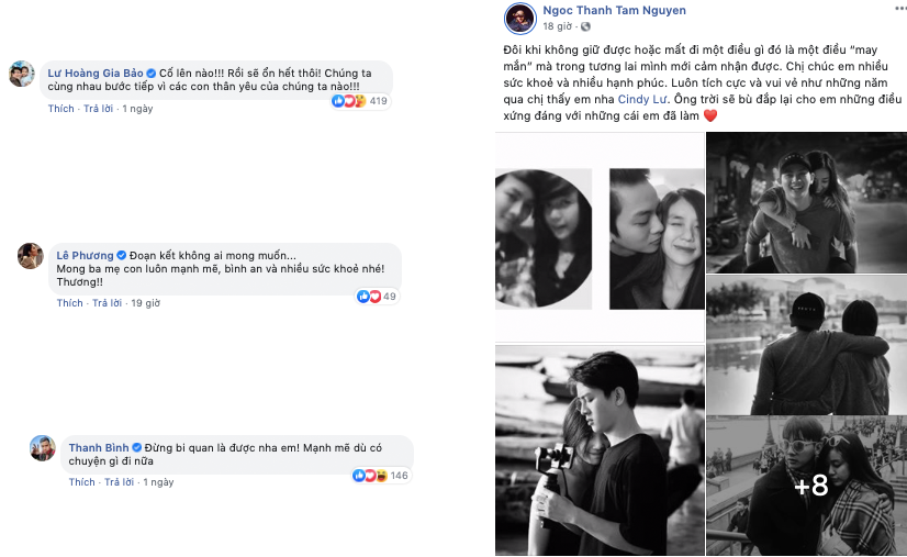 Loạt sao Việt động viên vợ cũ Hoài Lâm mạnh mẽ nuôi con sau ly hôn ảnh 1