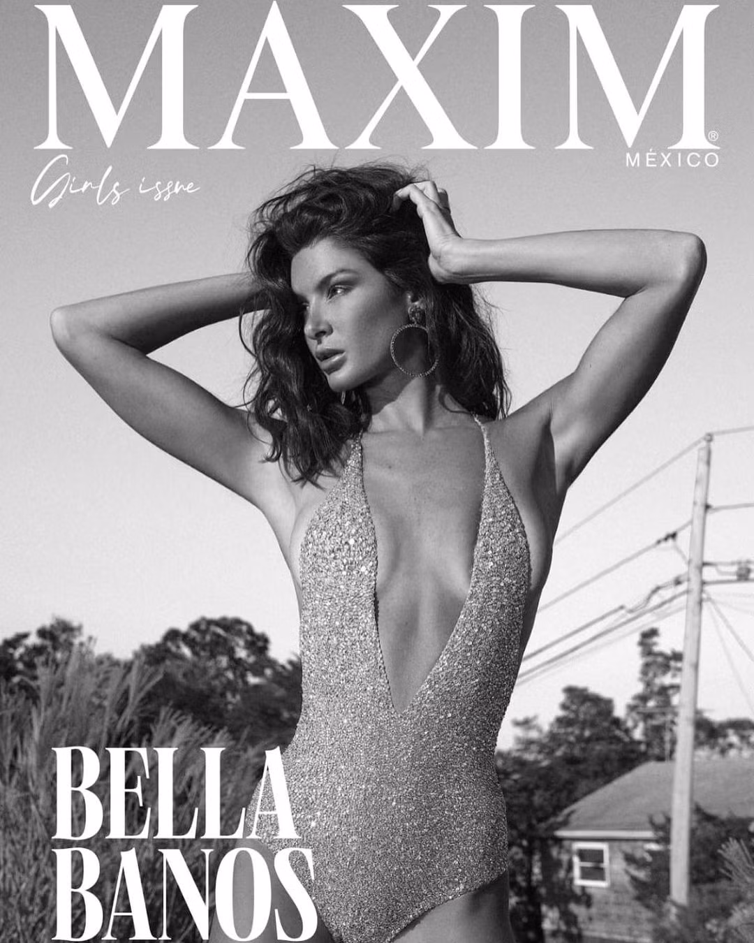 Người mẫu 9x Bella Banos siêu gợi cảm trên Maxim ảnh 1