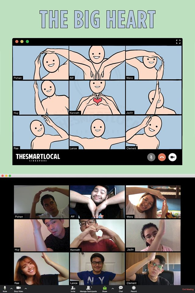 Bạn đã biết hết những cách tạo dáng đang "khuấy đảo lớp học ảo" này chưa? ảnh 1