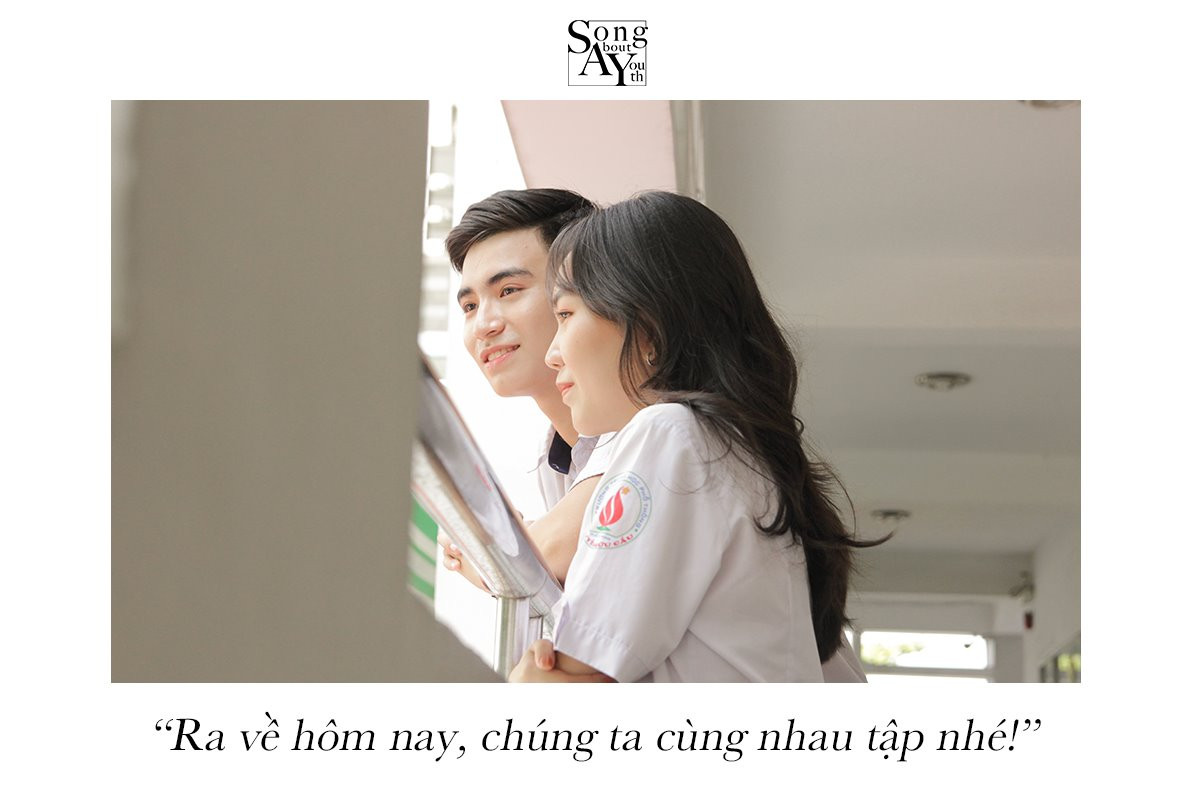 TP.HCM: Ngất ngây với bộ ảnh chủ đề thanh xuân vườn trường của teen THPT Nguyễn Hữu Cầu ảnh 7