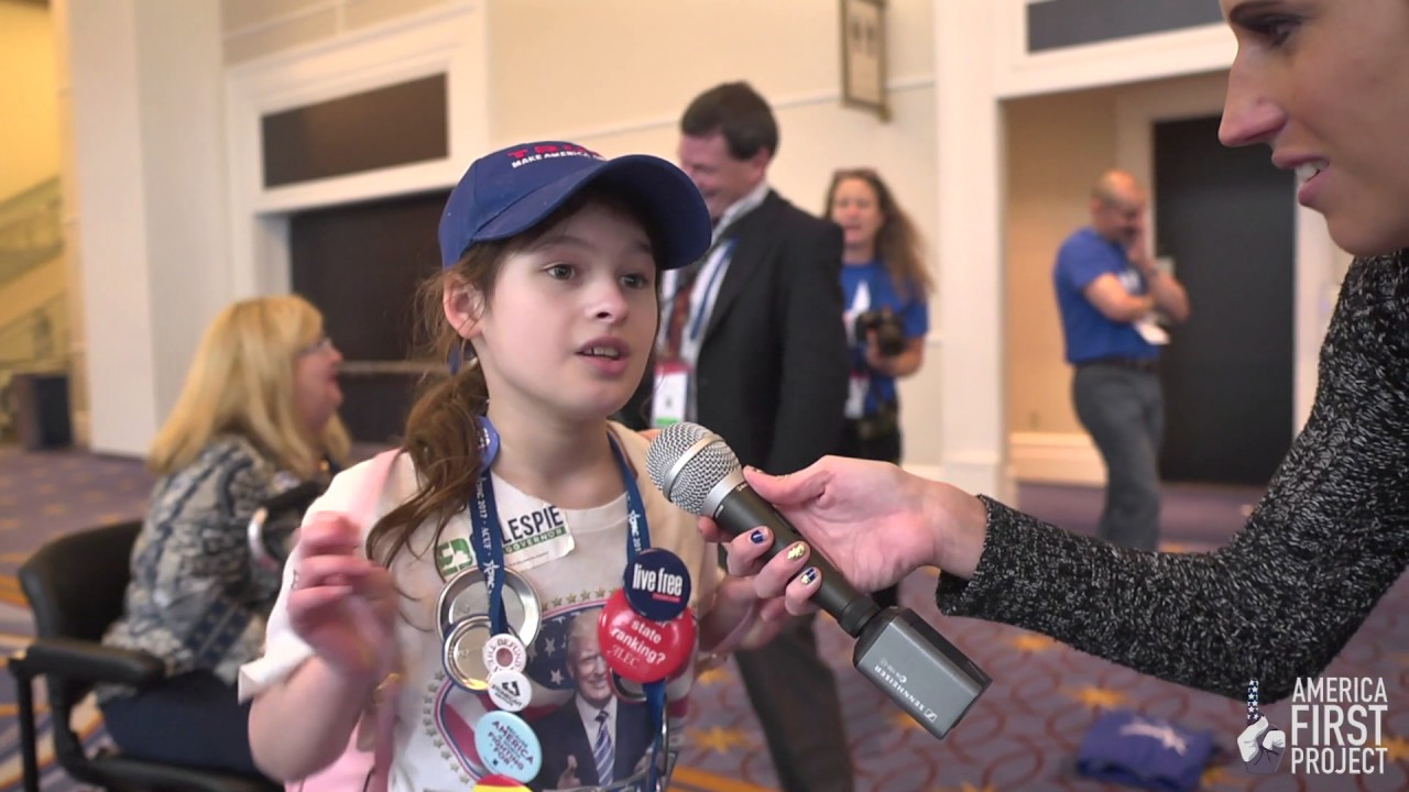 Cô bé Milia kể về lí do mình ủng hộ ông Trump. Ảnh: CBS News “Sự kiện 3/11” từ góc nhìn của du học sinh Mỹ: “Điều chúng ta cần là sự lắng nghe“ ảnh 7