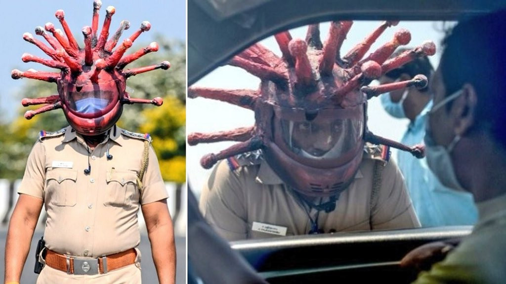 “Gương mặt thương hiệu” Cô Vy gọi tên cảnh sát Ấn Độ: Ra đường là virus bắt đó nha! ảnh 1