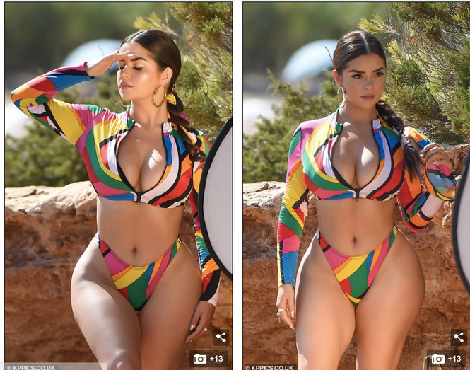 'Nữ hoàng nội y' Demi Rose thôi miên người xem với loạt ảnh áo tắm đẹp như mộng ảnh 6