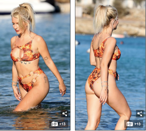 Lottie Moss mặc bikini khoét ngực siêu gợi cảm ảnh 6