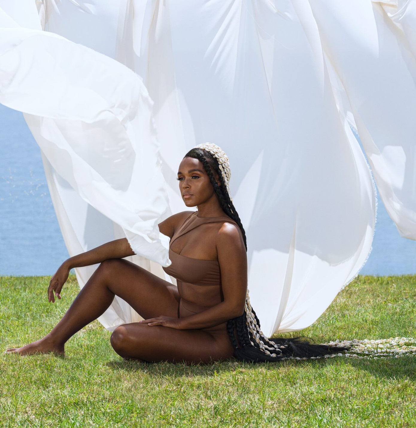 Người đẹp đa tài Janelle Monáe quấn khăn lụa che thân gợi cảm mê mẩn ảnh 8