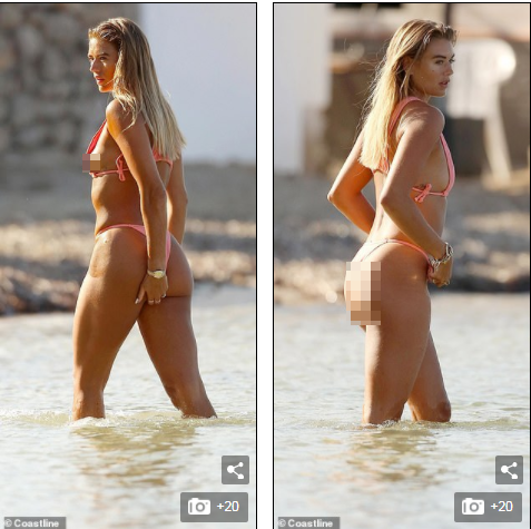 Arabella Chi diện đồ bơi nhỏ xíu, thả dáng dưới ánh hoàng hôn gợi cảm mê mẩn ảnh 1