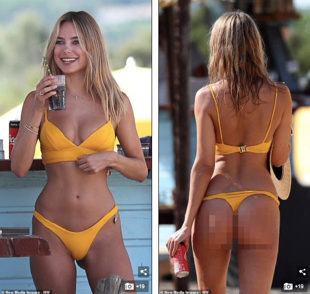 Kimberley Garner căng tràn sức sống với bikini siêu bé ảnh 2