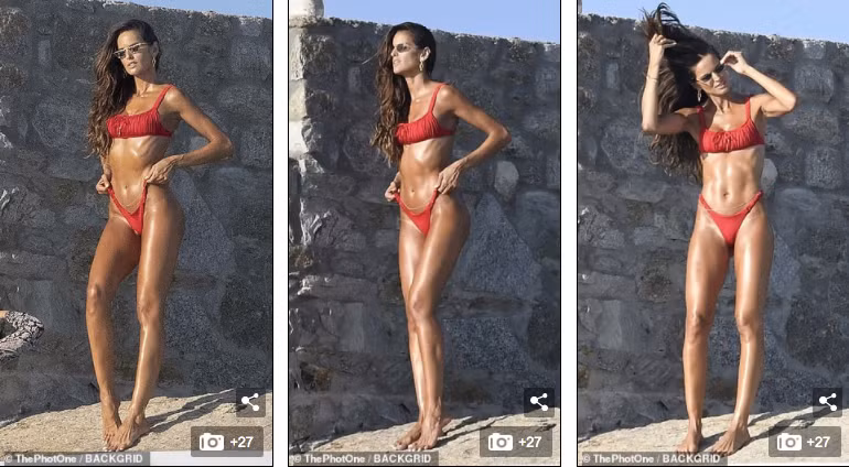 Bạn gái siêu mẫu thủ môn tuyển Đức mặc bikini bé xíu chụp ảnh, nóng bỏng 'rực lửa' ảnh 2