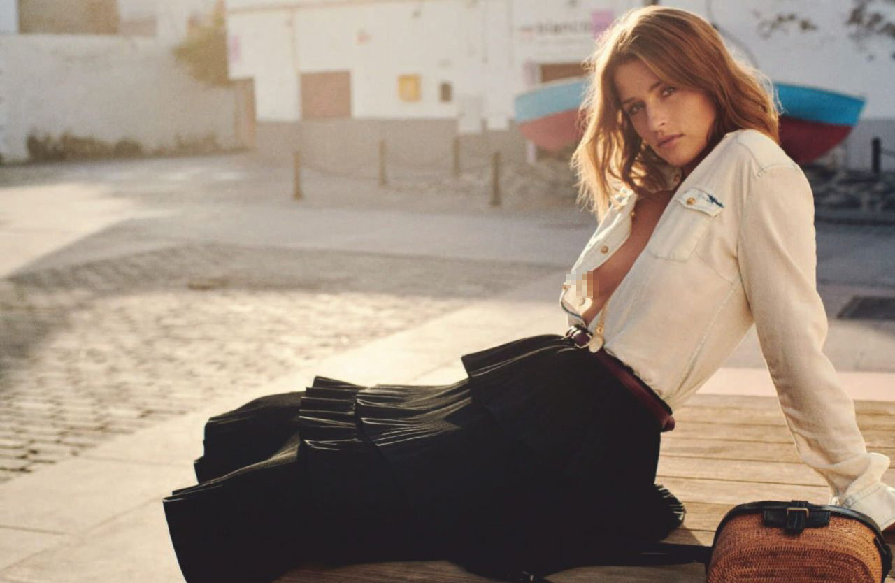 Chân dài người Đan Mạch sexy táo bạo trên tạp chí ảnh 1