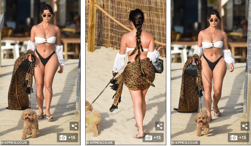 'Nữ hoàng nội y' Anh quốc mặc áo tắm quây tí hon quá đỗi quyến rũ ảnh 3